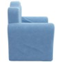 Blaues Kinderschlafsofa aus weichem Plüsch von vidaXL, Baby- und Kleinkindmöbel - Ref: Foro24-341873, Preis: 41,06 €, Rabatt: %