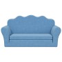 Blaues 2-Sitzer-Kinderschlafsofa aus weichem Plüsch von vidaXL, Baby- und Kleinkindmöbel - Ref: Foro24-341879, Preis: 58,31 €...