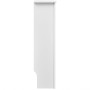 White MDF radiator cover 172 cm by vidaXL, Accessories for heating radiators - Ref: Foro24-244340, Price: 114,95 €, Discount: %