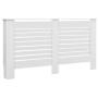 White MDF radiator cover 152x19x81.5 cm by vidaXL, Accessories for heating radiators - Ref: Foro24-284321, Price: 125,97 €, D...