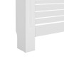 White MDF radiator cover 152x19x81.5 cm by vidaXL, Accessories for heating radiators - Ref: Foro24-284321, Price: 125,97 €, D...