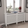 White MDF radiator cover 172x19x81.5 cm by vidaXL, Accessories for heating radiators - Ref: Foro24-284322, Price: 102,74 €, D...