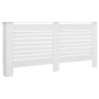 White MDF radiator cover 172x19x81.5 cm by vidaXL, Accessories for heating radiators - Ref: Foro24-284322, Price: 102,74 €, D...