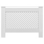 White MDF radiator cover 112x19x81.5 cm by vidaXL, Accessories for heating radiators - Ref: Foro24-284323, Price: 103,04 €, D...