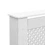 White MDF radiator cover 112x19x81.5 cm by vidaXL, Accessories for heating radiators - Ref: Foro24-284323, Price: 103,04 €, D...