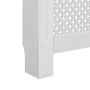 White MDF radiator cover 112x19x81.5 cm by vidaXL, Accessories for heating radiators - Ref: Foro24-284323, Price: 103,04 €, D...