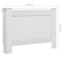 White MDF radiator cover 112x19x81.5 cm by vidaXL, Accessories for heating radiators - Ref: Foro24-284323, Price: 103,04 €, D...