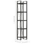 5-level solid wood shelf black mango 40x30x180 cm by vidaXL, Bookcases and shelves - Ref: Foro24-320624, Price: 159,21 €, Dis...