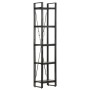 5-level solid wood shelf black mango 40x30x180 cm by vidaXL, Bookcases and shelves - Ref: Foro24-320624, Price: 159,21 €, Dis...