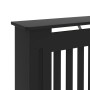 Schwarze MDF-Heizkörperabdeckung 112x19x81,5 cm von vidaXL, Zubehör für Heizkörper - Ref: Foro24-288174, Preis: 82,10 €, Raba...