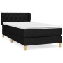 Cama box spring con colchón tela negro 80x200 cm de vidaXL, Camas y somieres - Ref: Foro24-3126999, Precio: 263,19 €, Descuen...