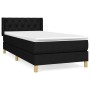 Cama box spring con colchón tela negro 80x200 cm de vidaXL, Camas y somieres - Ref: Foro24-3130467, Precio: 264,37 €, Descuen...