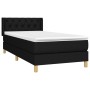 Cama box spring con colchón tela negro 80x200 cm de vidaXL, Camas y somieres - Ref: Foro24-3130467, Precio: 264,37 €, Descuen...