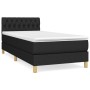 Cama box spring con colchón tela negro 80x200 cm de vidaXL, Camas y somieres - Ref: Foro24-3140811, Precio: 255,33 €, Descuen...