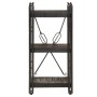 3-tier shelving solid black mango wood 40x30x80cm by vidaXL, Bookcases and shelves - Ref: Foro24-320625, Price: 102,11 €, Dis...