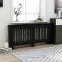 Schwarze MDF-Heizkörperabdeckung 172x19x81,5 cm von vidaXL, Zubehör für Heizkörper - Ref: Foro24-288180, Preis: 130,52 €, Rab...