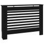 Black MDF radiator cover 112x19x81.5 cm by vidaXL, Accessories for heating radiators - Ref: Foro24-288183, Price: 87,81 €, Di...