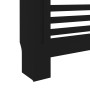 Black MDF radiator cover 112x19x81.5 cm by vidaXL, Accessories for heating radiators - Ref: Foro24-288183, Price: 87,81 €, Di...