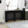 MDF Heizkörperabdeckung schwarz 152x19x81,5 cm von vidaXL, Zubehör für Heizkörper - Ref: Foro24-288186, Preis: 110,75 €, Raba...