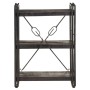 3-level solid black mango wood shelf 60x30x80cm by vidaXL, Bookcases and shelves - Ref: Foro24-320626, Price: 122,50 €, Disco...