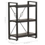 3-level solid black mango wood shelf 60x30x80cm by vidaXL, Bookcases and shelves - Ref: Foro24-320626, Price: 122,50 €, Disco...