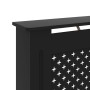 Black MDF radiator cover 152x19x81.5 cm by vidaXL, Accessories for heating radiators - Ref: Foro24-288195, Price: 118,89 €, D...