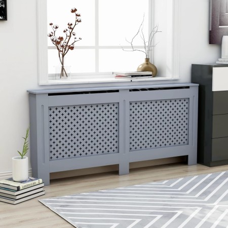 Anthracite gray MDF radiator cover 172x19x81.5 cm by vidaXL, Accessories for heating radiators - Ref: Foro24-288197, Price: 1...