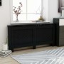 Black MDF radiator cover 172x19x81.5 cm by vidaXL, Accessories for heating radiators - Ref: Foro24-288198, Price: 132,31 €, D...