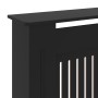 Schwarze MDF-Heizkörperabdeckung 205 cm von vidaXL, Zubehör für Heizkörper - Ref: Foro24-325548, Preis: 176,28 €, Rabatt: %