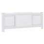 White MDF radiator cover 205 cm by vidaXL, Accessories for heating radiators - Ref: Foro24-325551, Price: 164,91 €, Discount: %