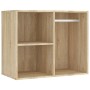 Dressing table with LED and 2 Sonoma oak plywood cabinets by vidaXL, Bedroom Dressers - Ref: Foro24-3082029, Price: 195,86 €,...