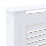 White MDF radiator cover 205 cm by vidaXL, Accessories for heating radiators - Ref: Foro24-325551, Price: 164,91 €, Discount: %