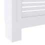 White MDF radiator cover 205 cm by vidaXL, Accessories for heating radiators - Ref: Foro24-325551, Price: 164,91 €, Discount: %