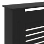 Black MDF radiator cover 205 cm by vidaXL, Accessories for heating radiators - Ref: Foro24-325552, Price: 157,06 €, Discount: %