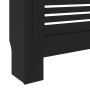 Schwarze MDF-Heizkörperabdeckung 205 cm von vidaXL, Zubehör für Heizkörper - Ref: Foro24-325552, Preis: 157,06 €, Rabatt: %