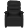 Sillón reclinable de cuero sintético negro de vidaXL, Sillones - Ref: Foro24-289682, Precio: 184,60 €, Descuento: %