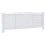 White MDF radiator cover 205 cm by vidaXL, Accessories for heating radiators - Ref: Foro24-325555, Price: 165,01 €, Discount: %