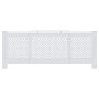 White MDF radiator cover 205 cm by vidaXL, Accessories for heating radiators - Ref: Foro24-325555, Price: 165,01 €, Discount: %