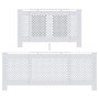 White MDF radiator cover 205 cm by vidaXL, Accessories for heating radiators - Ref: Foro24-325555, Price: 165,01 €, Discount: %