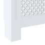 White MDF radiator cover 205 cm by vidaXL, Accessories for heating radiators - Ref: Foro24-325555, Price: 165,01 €, Discount: %