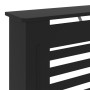 Schwarze MDF-Heizkörperabdeckung 78 cm von vidaXL, Zubehör für Heizkörper - Ref: Foro24-325564, Preis: 74,72 €, Rabatt: %