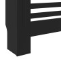 Schwarze MDF-Heizkörperabdeckung 78 cm von vidaXL, Zubehör für Heizkörper - Ref: Foro24-325564, Preis: 74,72 €, Rabatt: %