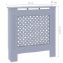 Gray MDF radiator cover 78 cm by vidaXL, Accessories for heating radiators - Ref: Foro24-325569, Price: 66,26 €, Discount: %