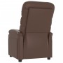 Sillón reclinable de cuero sintético marrón de vidaXL, Sillones - Ref: Foro24-289684, Precio: 184,60 €, Descuento: %