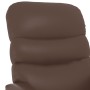 Sillón reclinable de cuero sintético marrón de vidaXL, Sillones - Ref: Foro24-289684, Precio: 184,60 €, Descuento: %