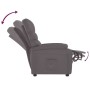 Sillón reclinable de cuero sintético gris de vidaXL, Sillones - Ref: Foro24-289685, Precio: 178,99 €, Descuento: %