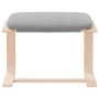 Light gray fabric footrest 51x41x40 cm by vidaXL, Ottomans - Ref: Foro24-351063, Price: 40,92 €, Discount: %