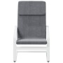 Sillón de relax de tela gris oscuro de vidaXL, Sillones - Ref: Foro24-351053, Precio: 98,02 €, Descuento: %