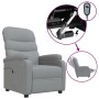 Sillón reclinable eléctrico tela gris claro de vidaXL, Sillones - Ref: Foro24-3073684, Precio: 229,84 €, Descuento: %