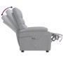 Electric recliner light gray fabric by vidaXL, Armchairs - Ref: Foro24-3073684, Price: 229,84 €, Discount: %